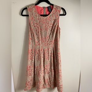 Lord & Taylor sleeveless Lace Dress